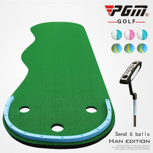 New 2020 Indoor Golf Putting Green Family Practicing Portable Putting Mini Grass Green Practice Exercises Blanket Kit Mat