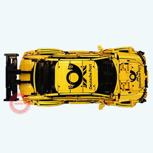 NEW MOC M4 Sports Cars Vehicle RC Motor Power Function MOC-4142 Fit Legoings Technic Building Block Bricks Toys Kid Gifts