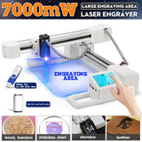 3W/7W Professional Cnc Router Laser Engraver Cutter