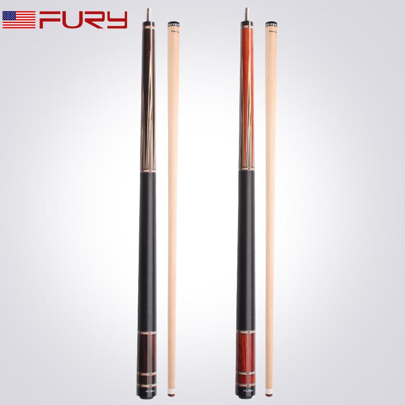 Fury billiard pool cue stick tecnologia north American maple shaft ebony inlay butt 8 ball handmade billar kit 2019 new arrival