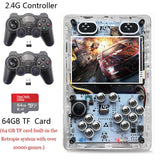 3.5 Inch Screen Video Game Consoles 64GB HDMI Output Raspberry Pi 3 B+ Handheld Retro Game Player Pi- Boy Built-in 10000 games