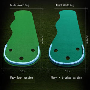 New 2020 Indoor Golf Putting Green Family Practicing Portable Putting Mini Grass Green Practice Exercises Blanket Kit Mat