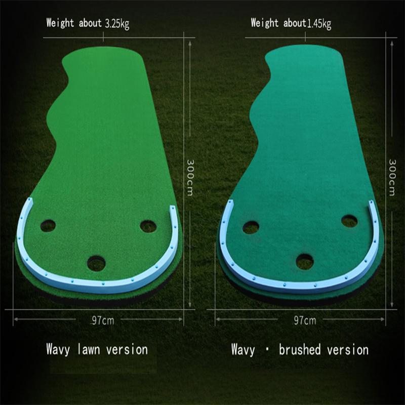 New 2020 Indoor Golf Putting Green Family Practicing Portable Putting Mini Grass Green Practice Exercises Blanket Kit Mat