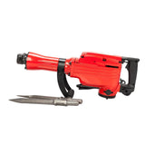 2200W 1-1/8\" Electric Demolition Jack Hammer 1500W Concrete Breaker Chisels Red	 J99Store